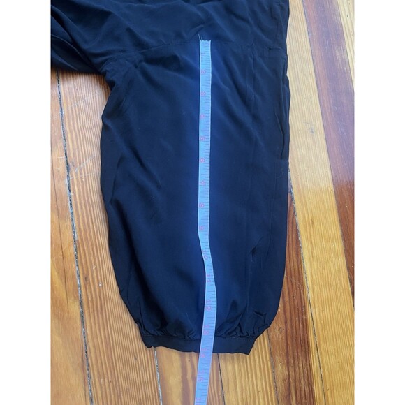 Ann Taylor LOFT Solid Loose Oversized T-Shirt Button Shirt Midi Dress Black - Picture 12 of 13